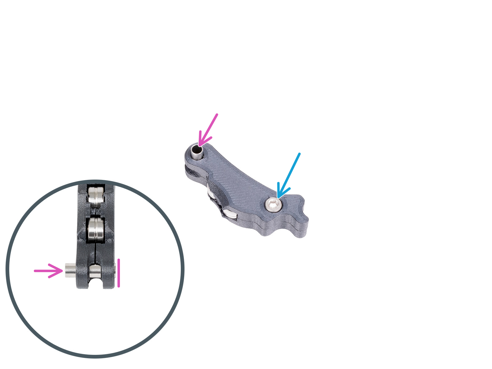 Assembling the extruder idler