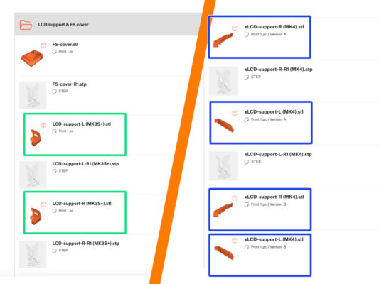 Informations sur les variantes de l'Enclosure