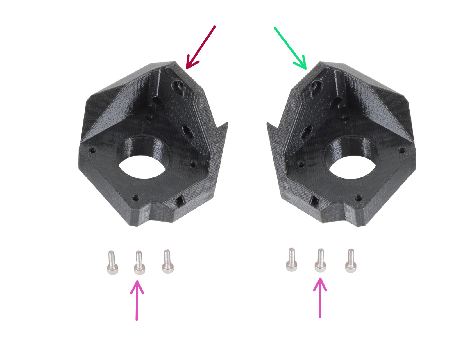 Assembling the Z-bottoms: parts preparation