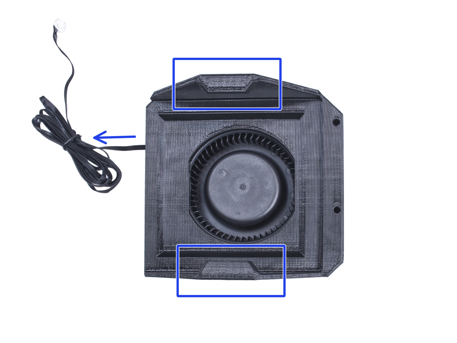 Insertion du filtre HEPA (module complémentaire)