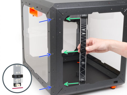 Mounting the LED strip (add-on)