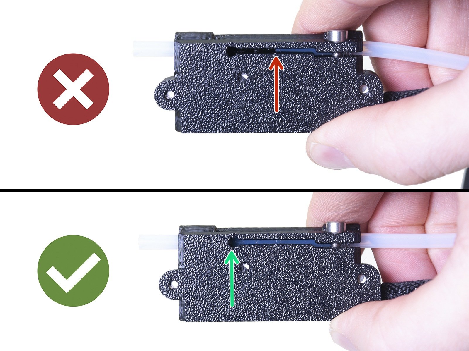 Filament sensor installation (optional)