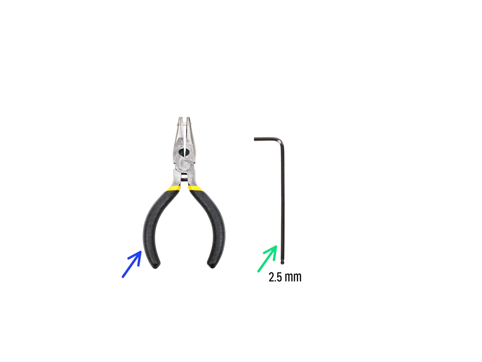 Outils inclus pour l'assemblage de l'enceinte