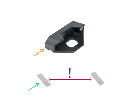 Mechanical lock (add-on): parts preparation