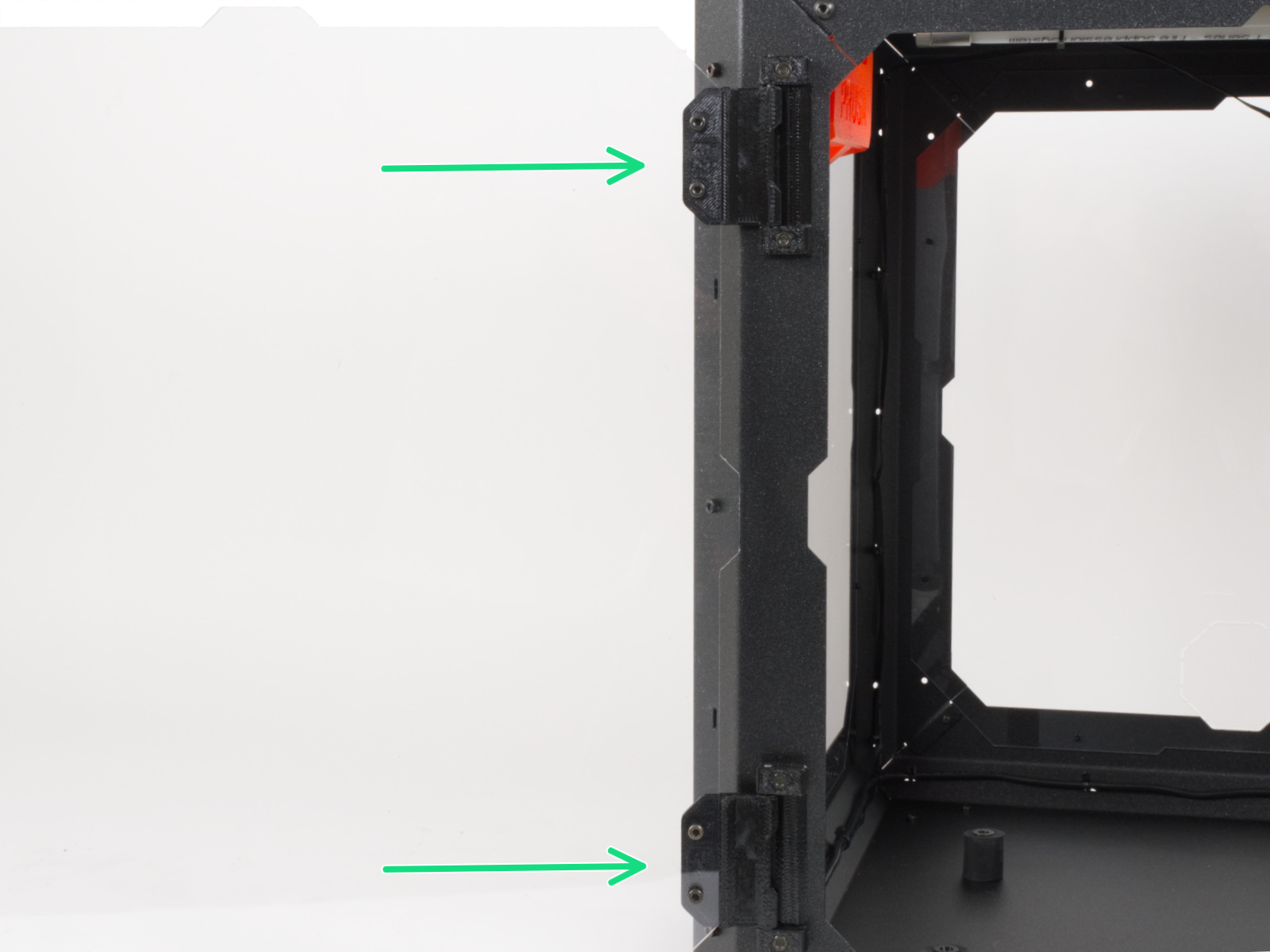 Installing the door panel