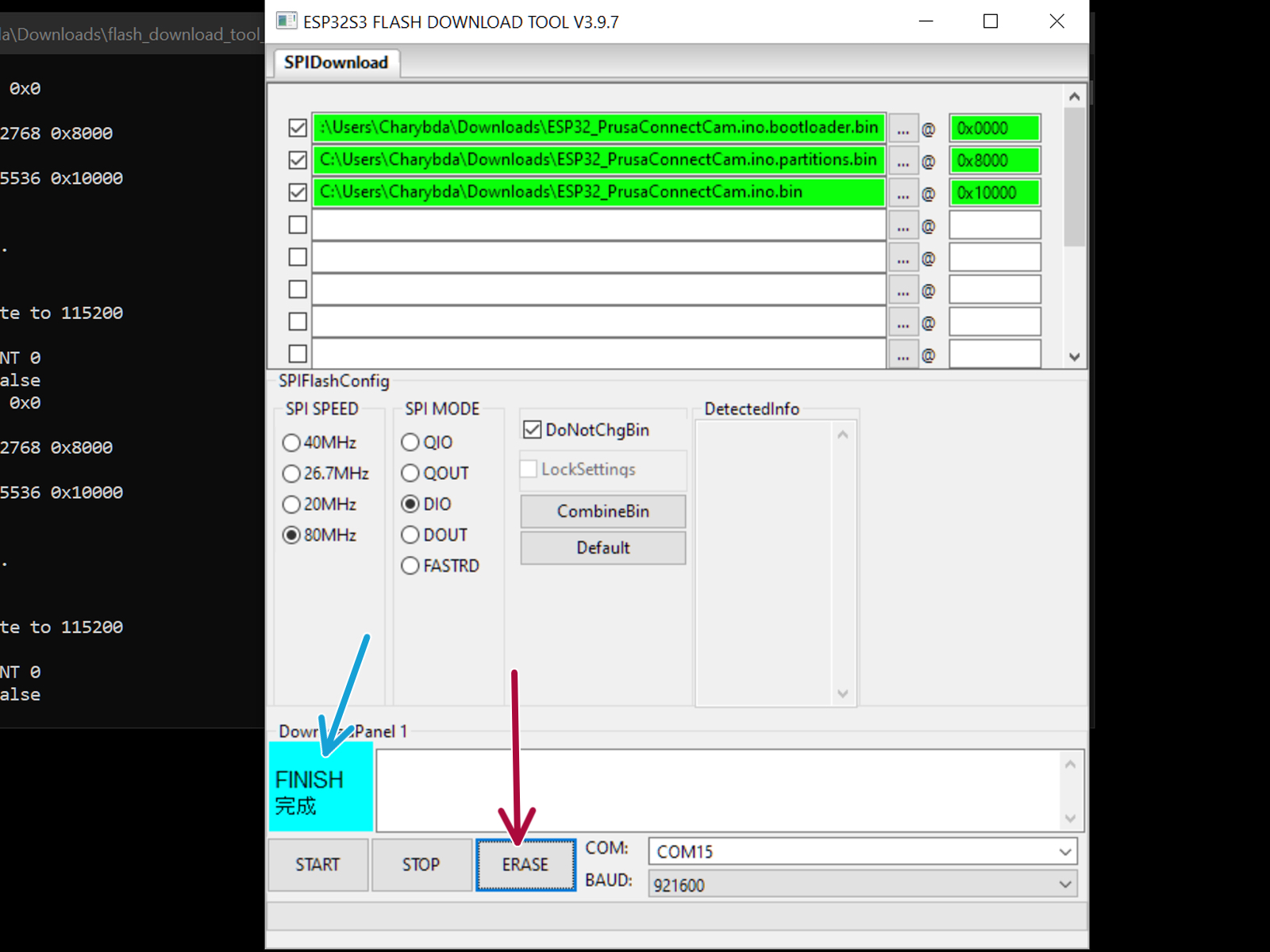 Effacement et Flashage