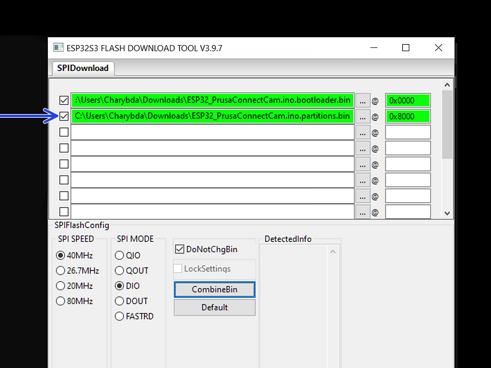 Flashing-Tool Einrichtung (Teil 1)