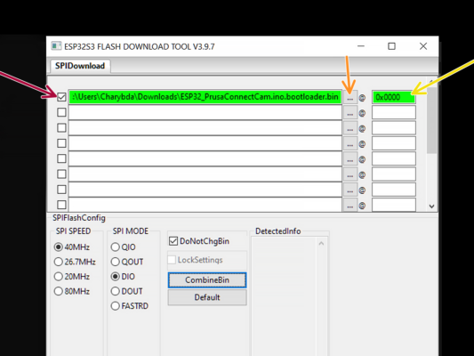 Configurazione degli strumenti di flashing (parte 1)