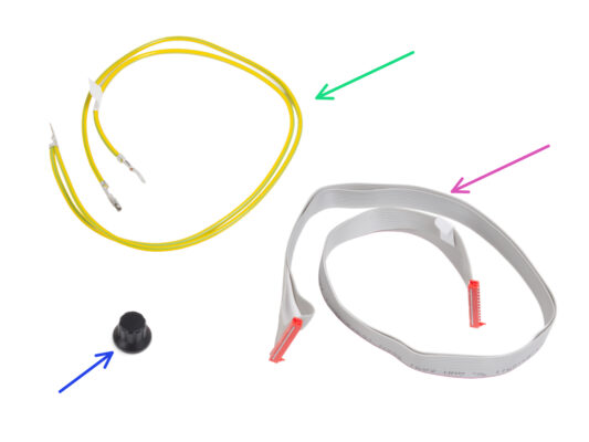 Cables xLCD: preparación de las piezas