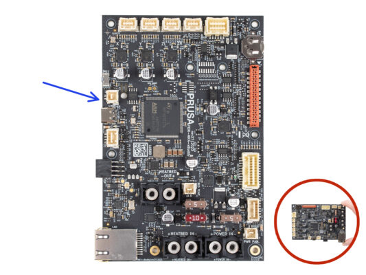 xBuddyボードボックスの取り付け：部品の準備