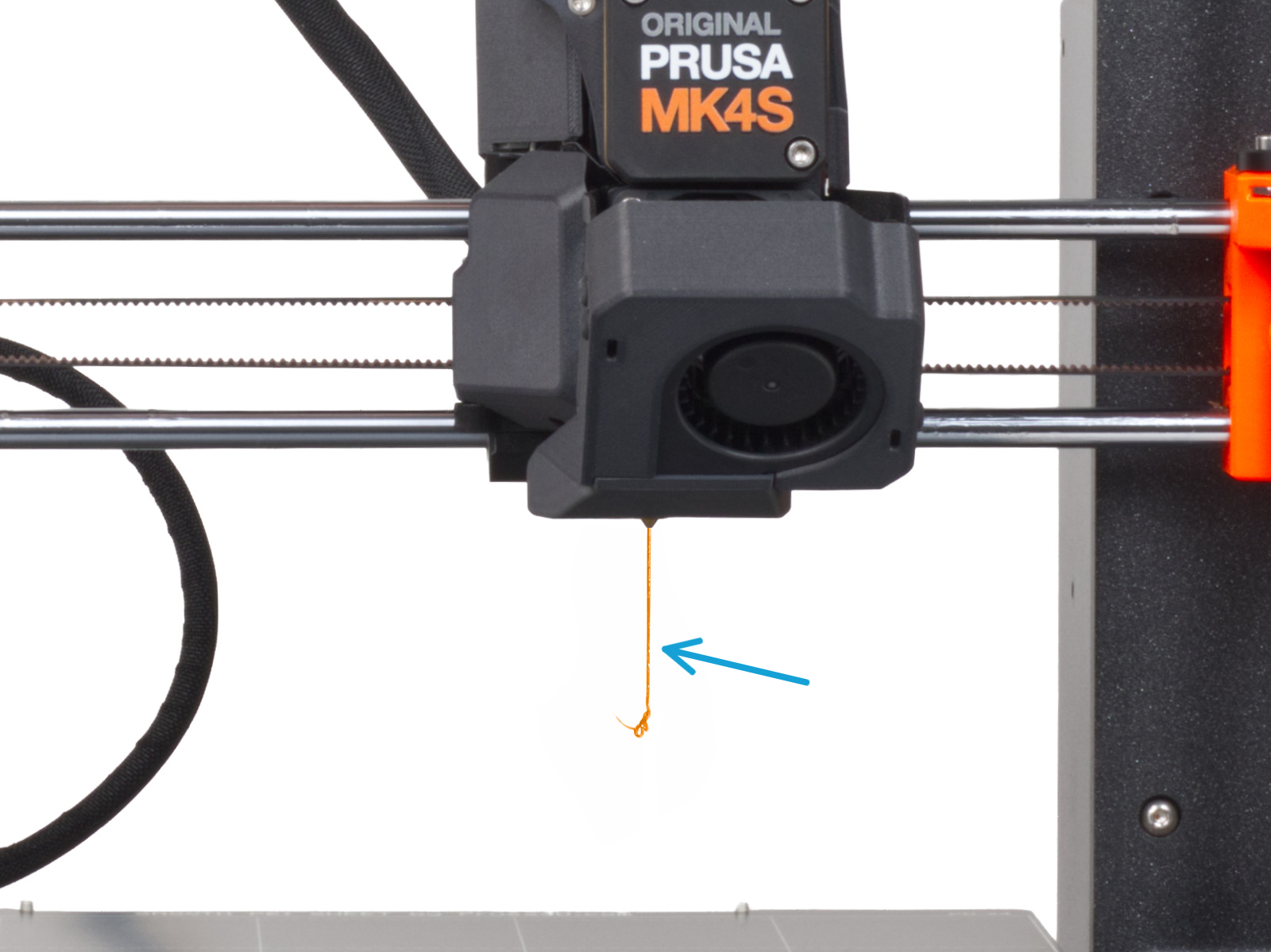 Loading a filament