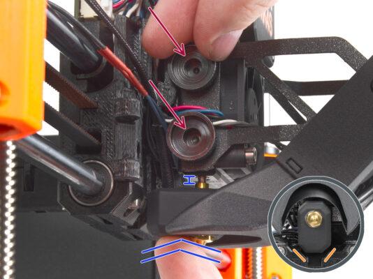 Introduciendo el conjunto del hotend