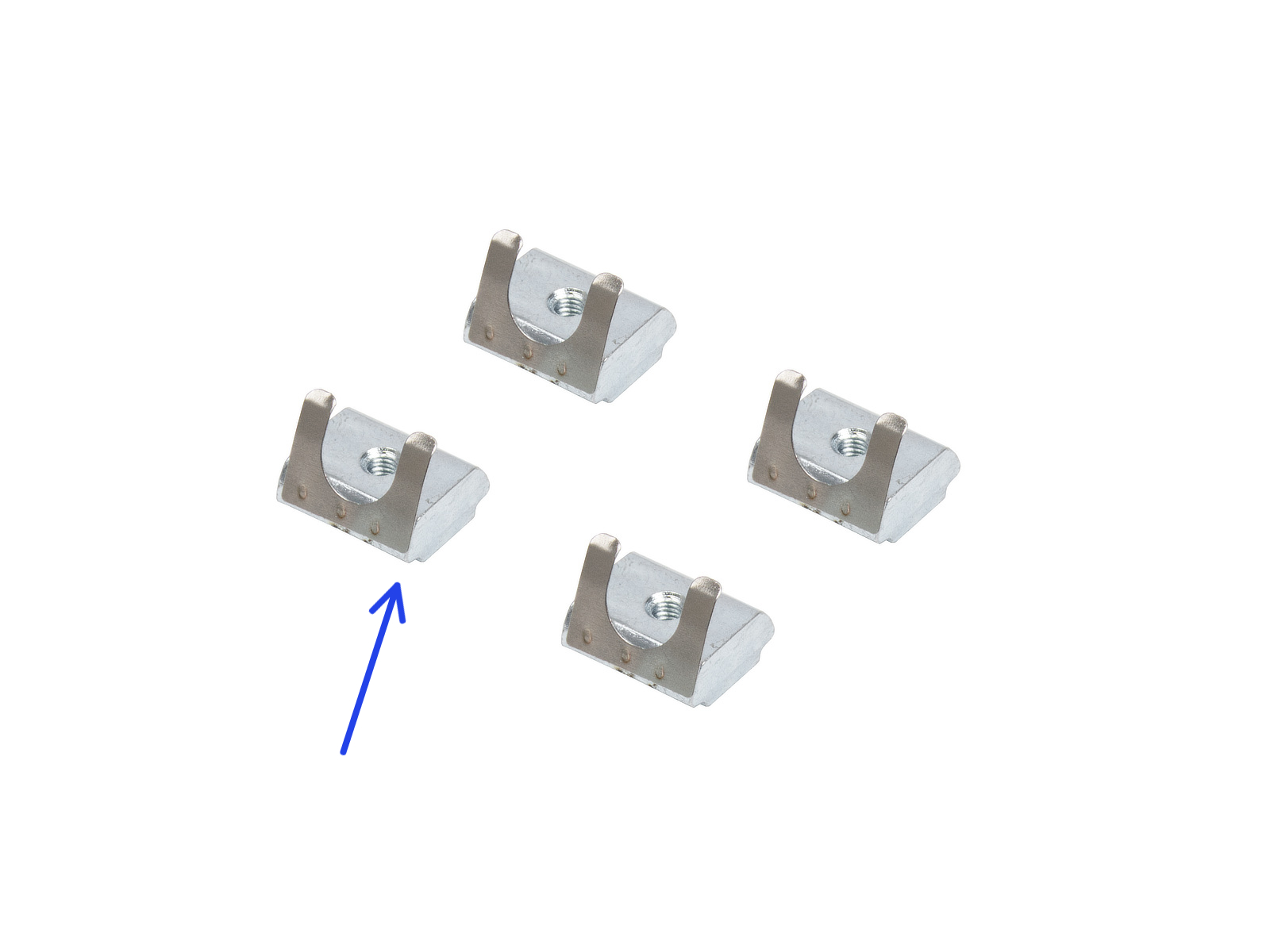 Y-axis: front and rear plate preparation