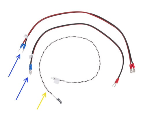 Connecting the PSU: parts preparation