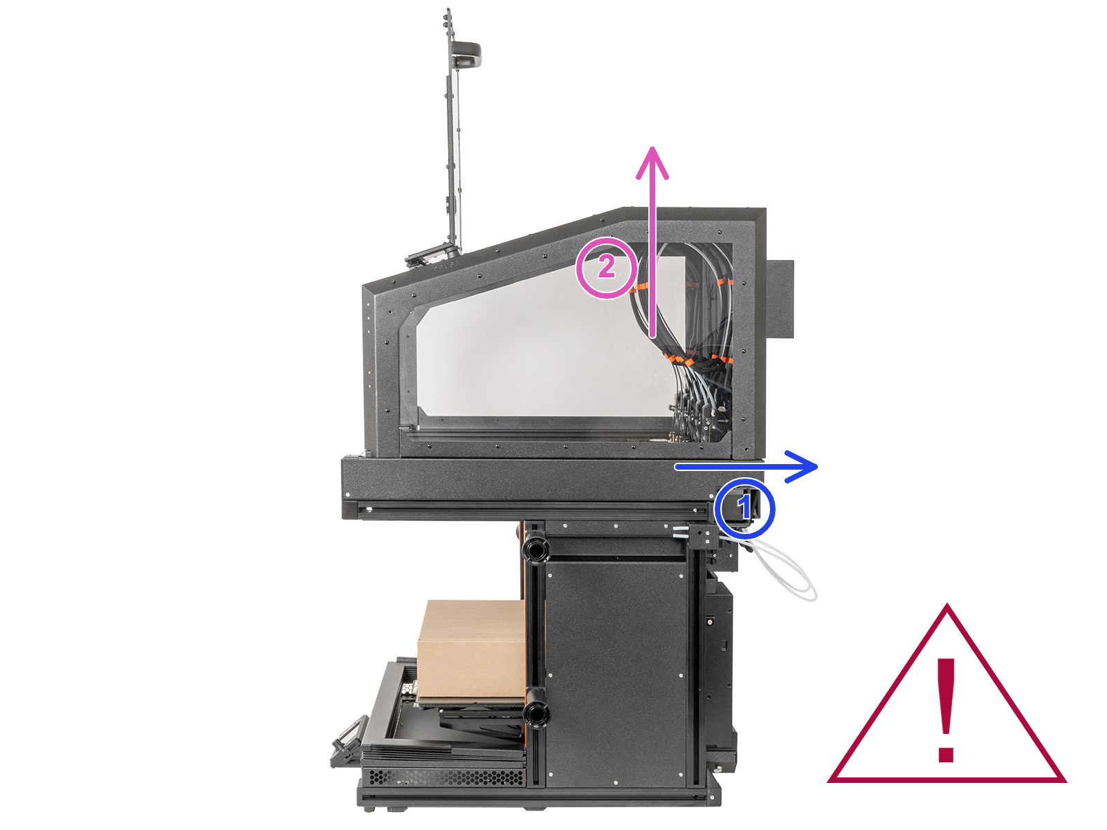 Optional: Enclosure removing