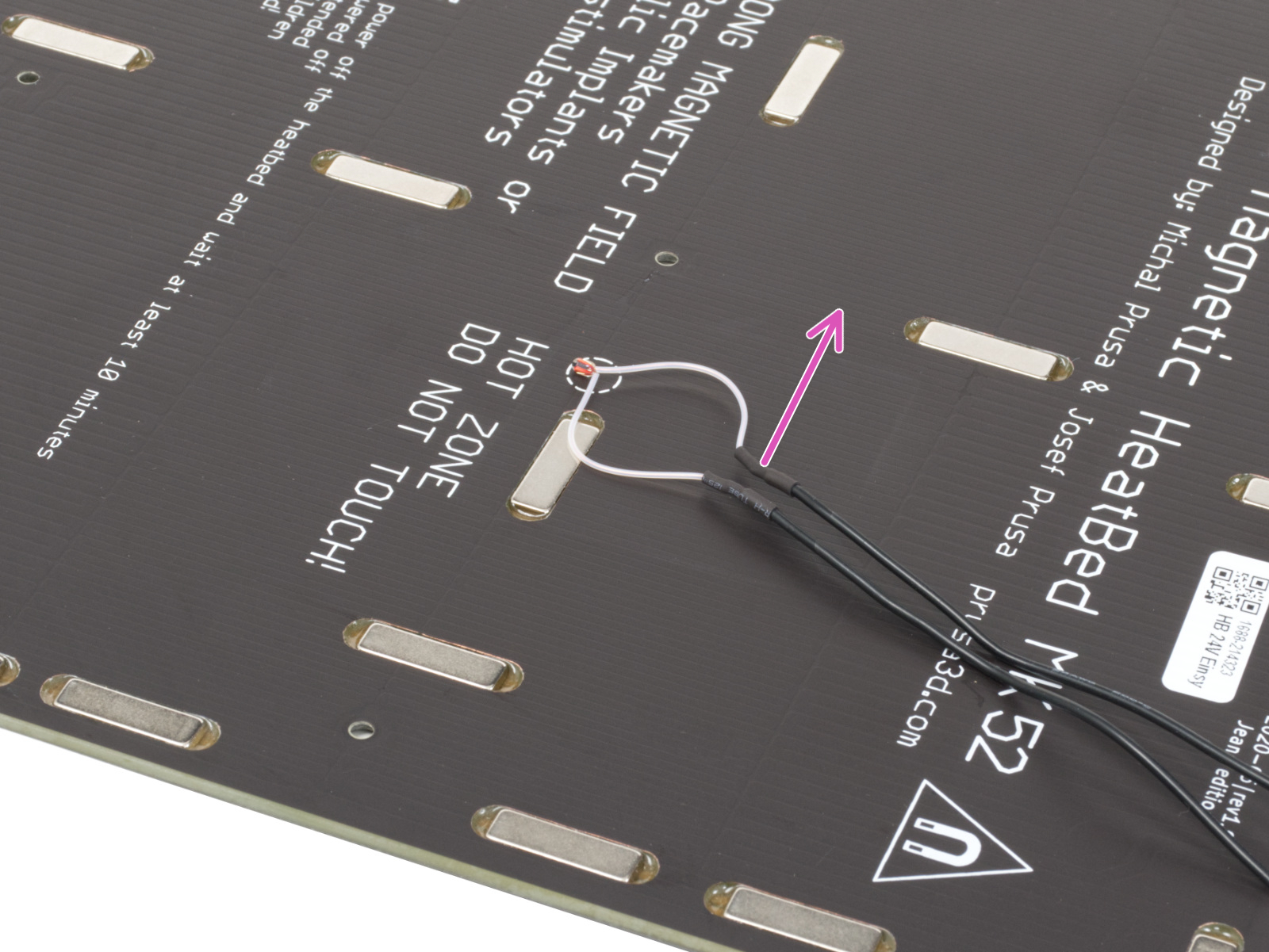 Entfernen des Heizbett-Thermistors