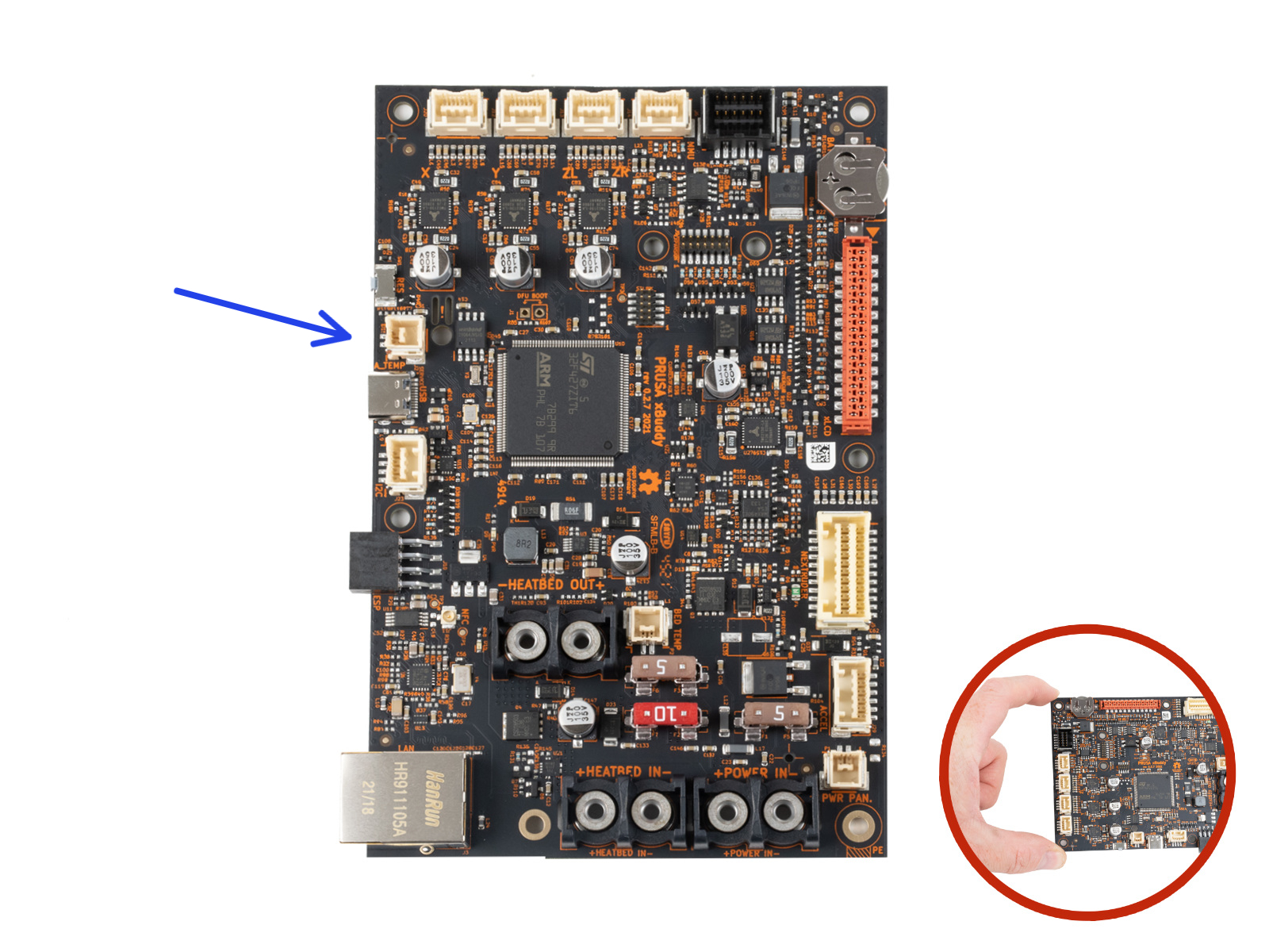 xBuddyボードボックス：部品の準備 II