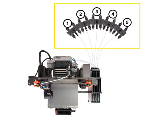 Suggested filament layout