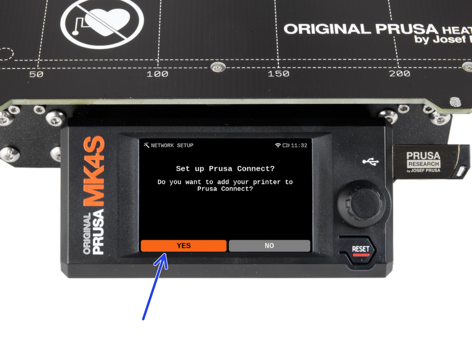 Configuration du réseau : Prusa Connect (optionnel)