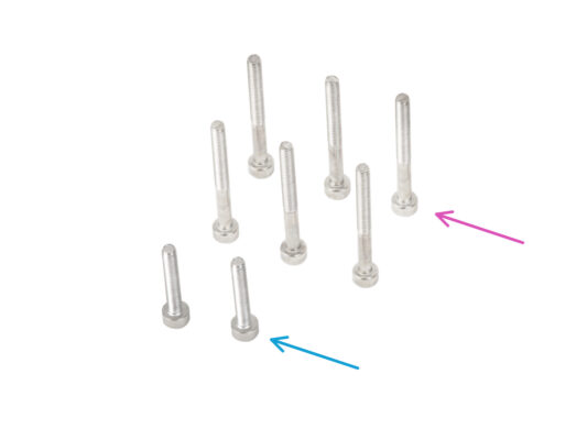 Mounting the bearings: parts preparation