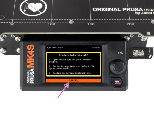 Configuration du réseau : connexion Wi-Fi (optionnel)