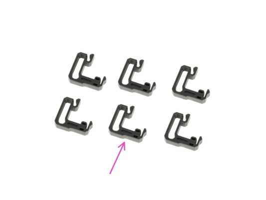 Cable clips: parts preparation