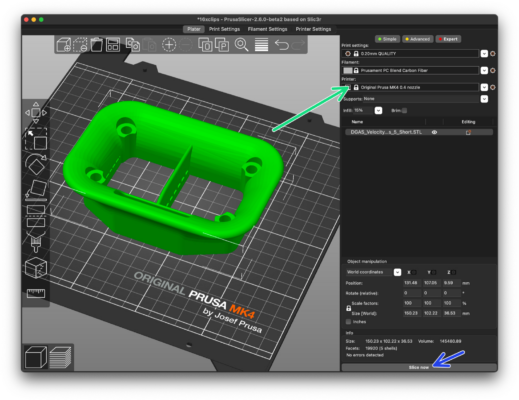 PrusaSlicer pour la MK4S