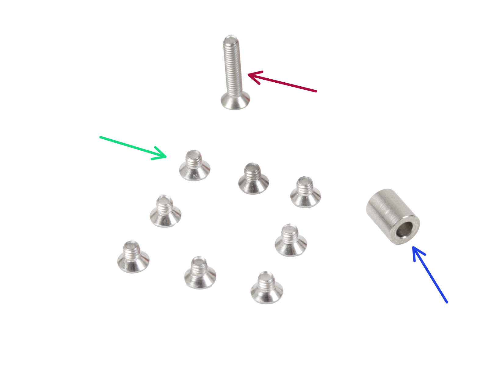 Fixation du plateau chauffant : préparation des pièces