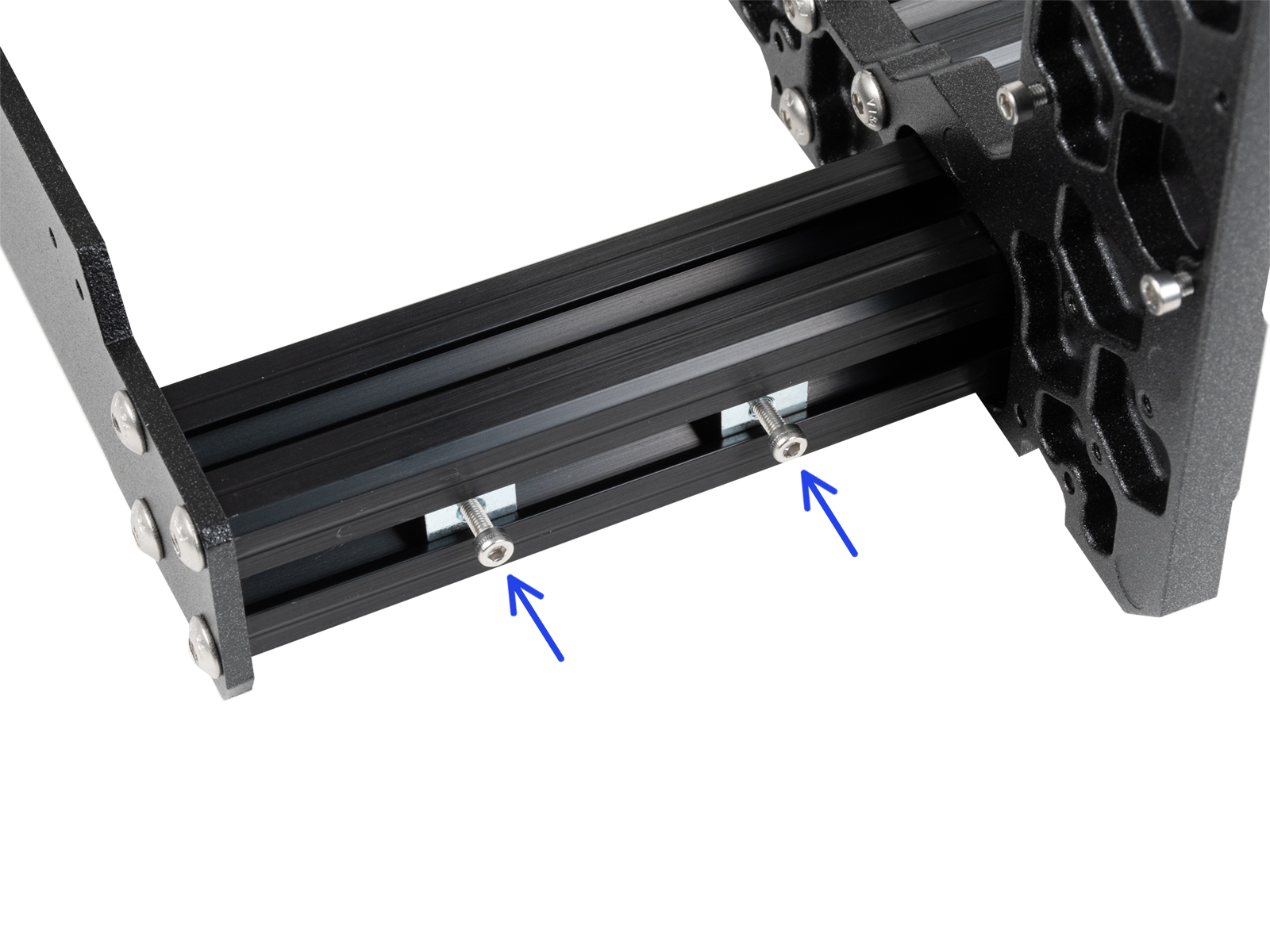 Montando la caja xBuddy: insertando los tornillos