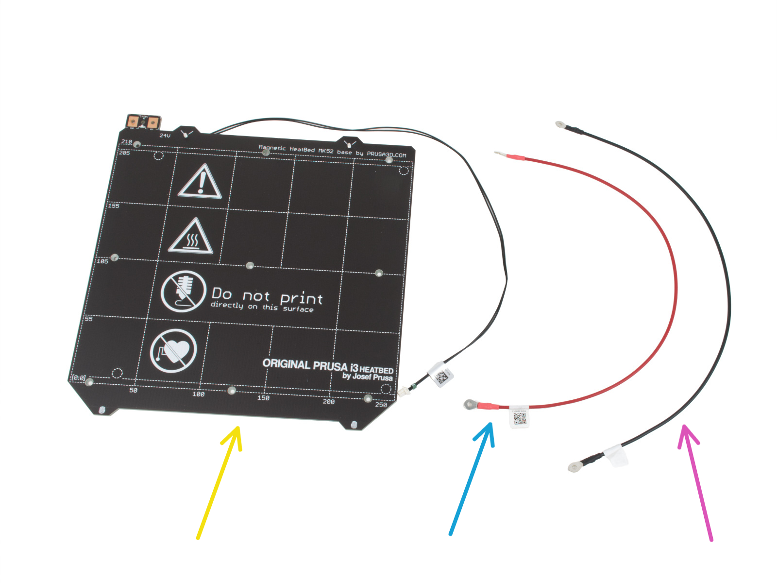 Heatbed cable assembly: parts preparation