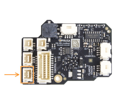 Assembling the hotend fan