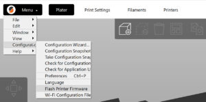 Aktualisieren der Firmware (MK3S+/MK3S/MK3)