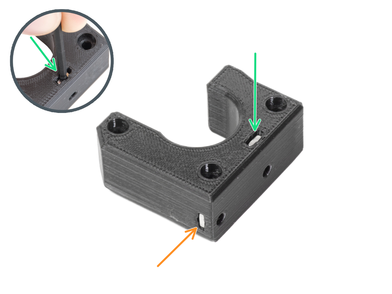 Assemblare il Y-motor-holder