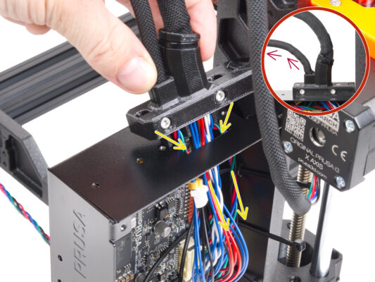 Mounting the Ext-cable-holder