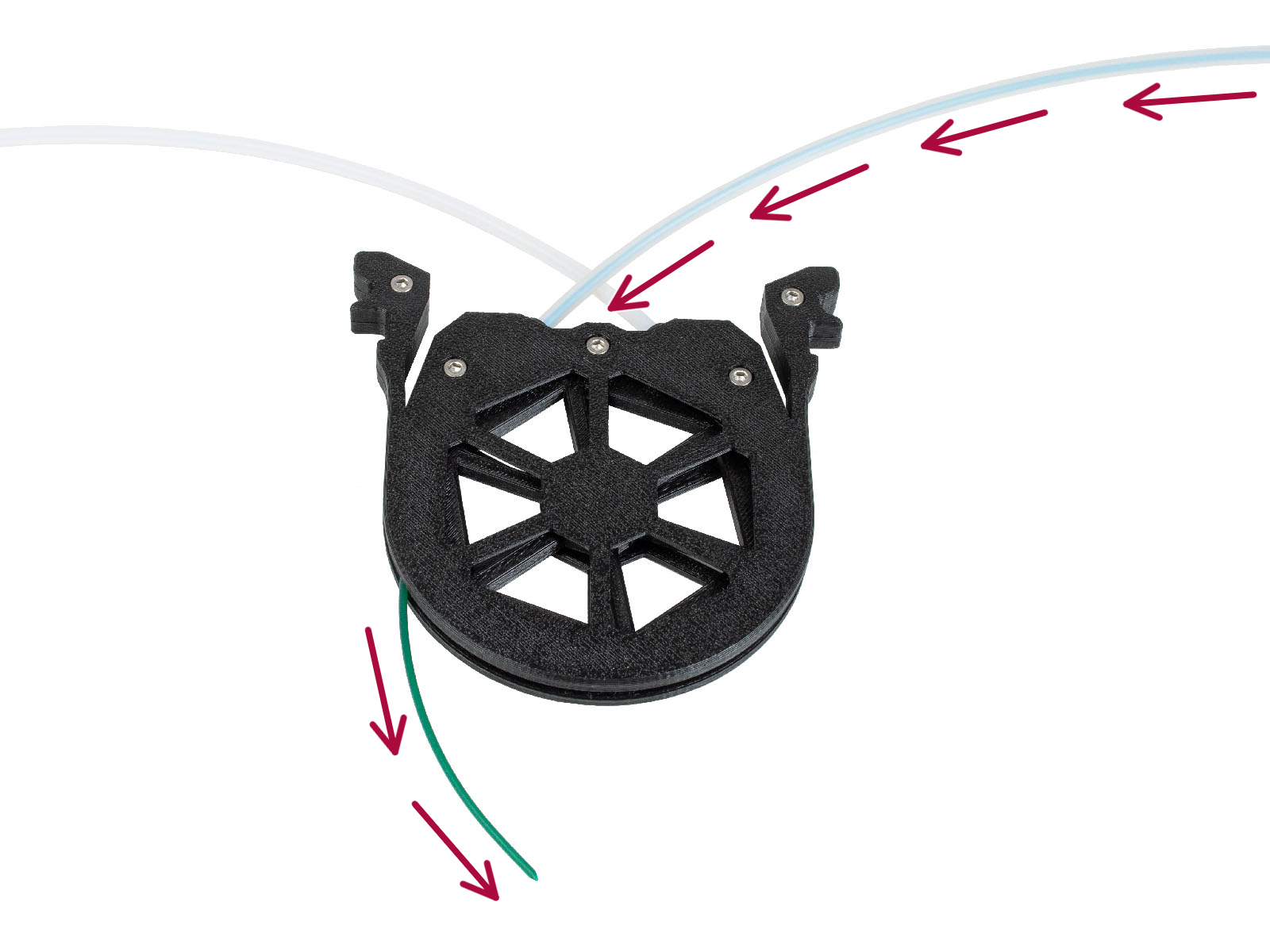 Loading a filament through the buffer