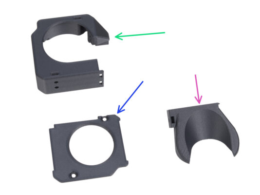 Print fan blower: parts preparation