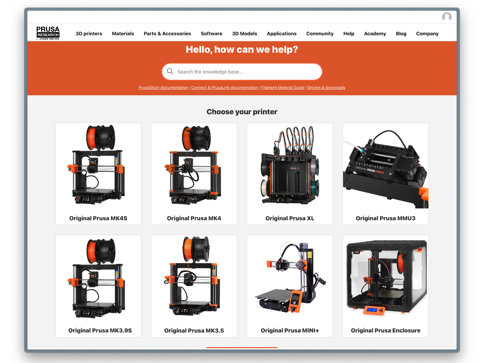 Nozioni base Prusa