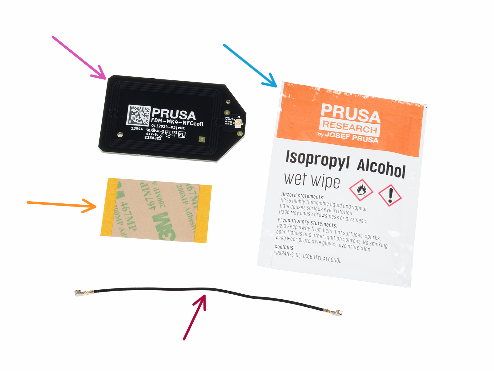 NFC antenna: parts preparation II.