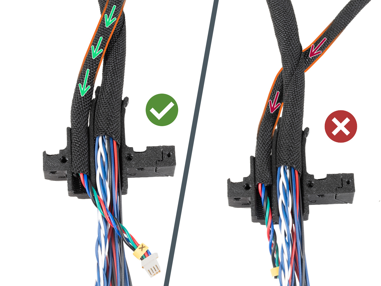 Assembling the Ext-cable-holder