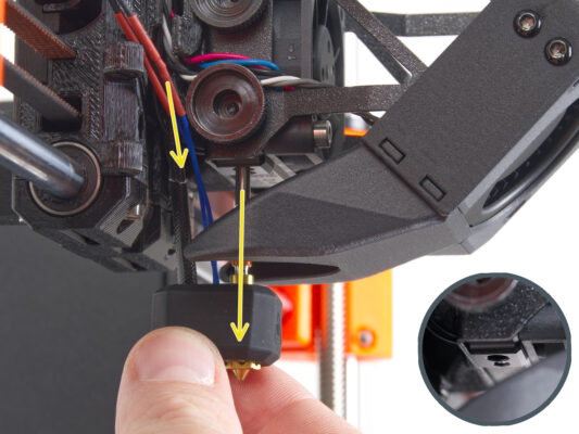 Entfernen des Hotends