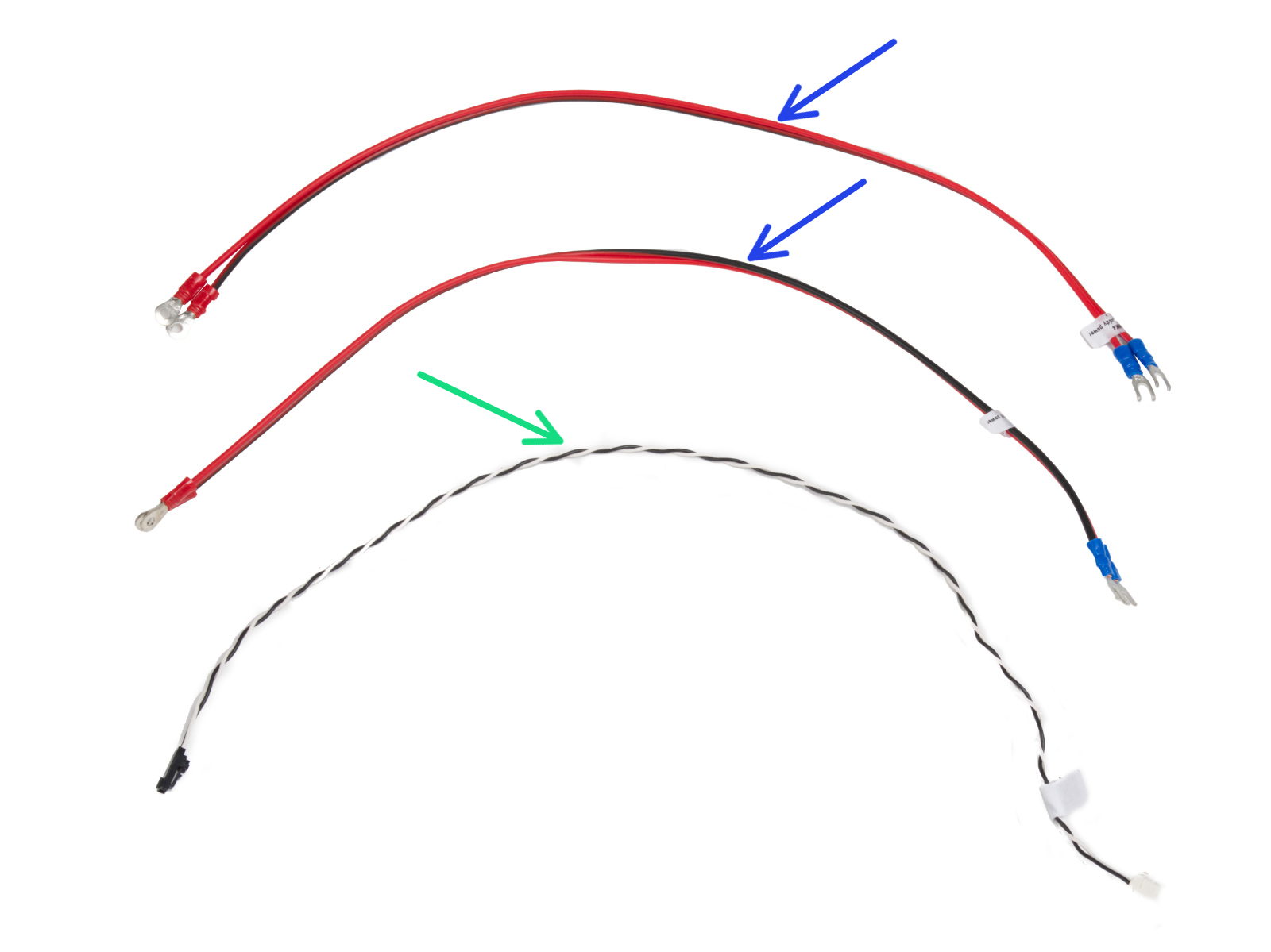 PSU cables (black PSU): parts preparation