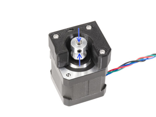 Einstellen des Y-motor pulley