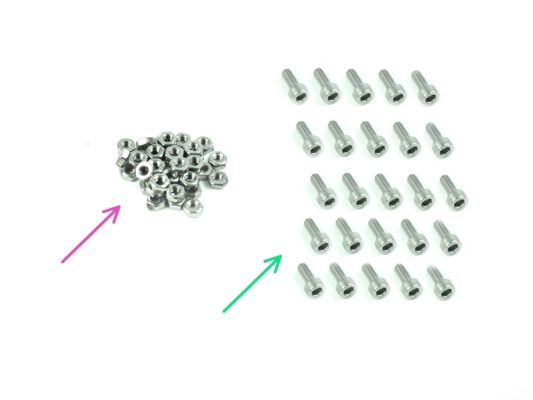 Buffer segment parts preparation