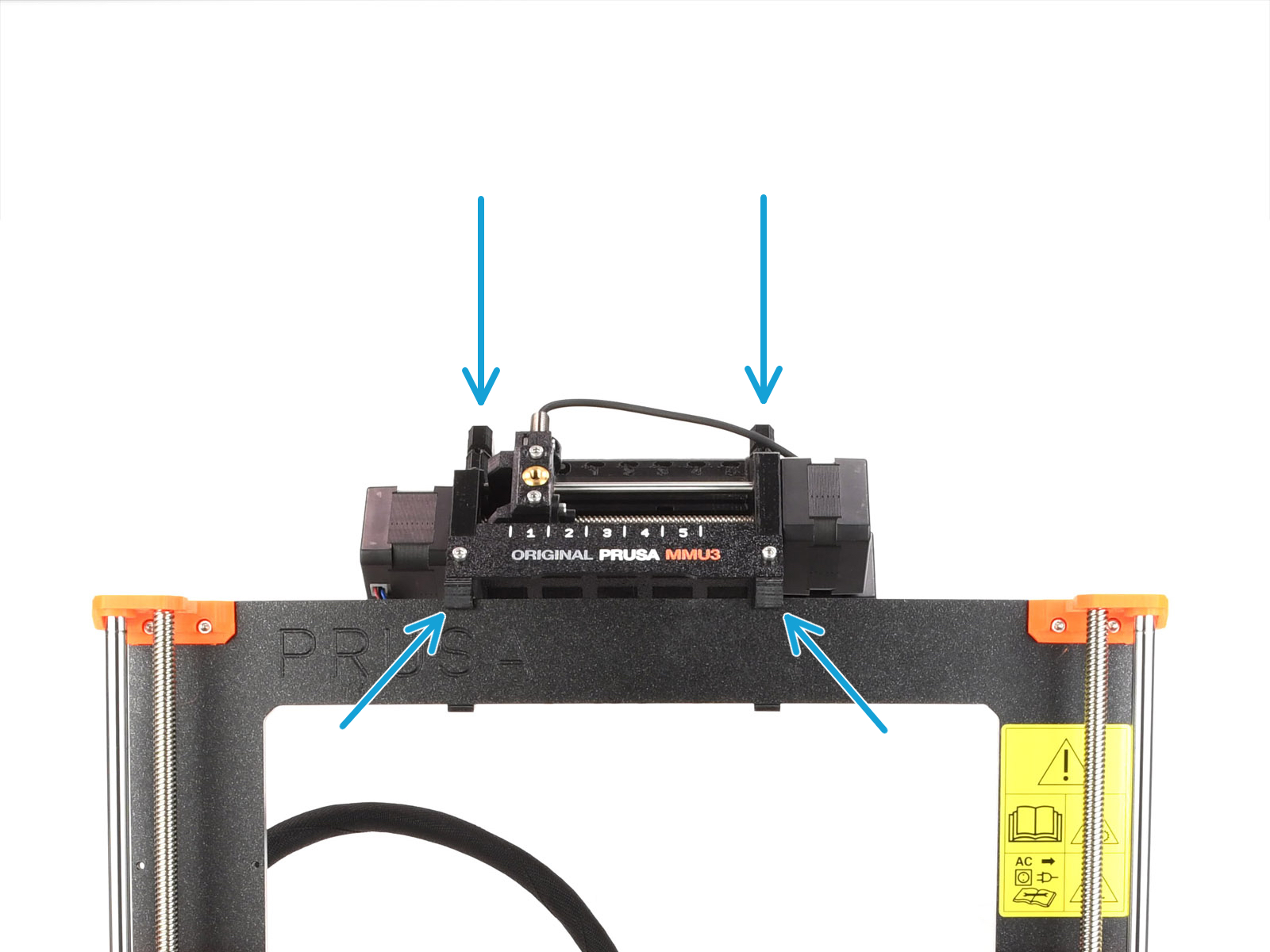 Attaching the MMU unit (part 1)