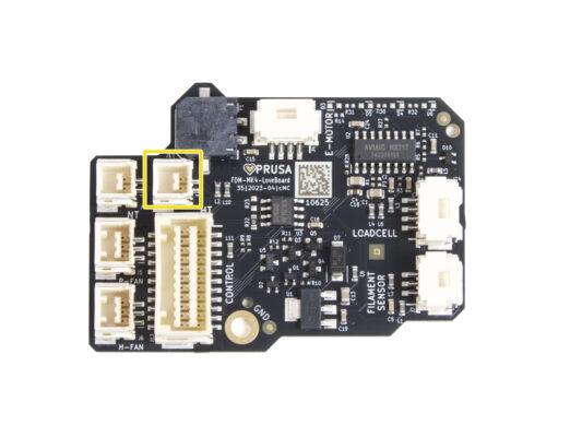 Connecting the NTC thermistor