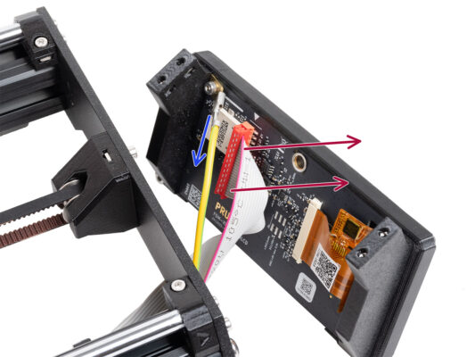 Retrait de l'assemblage du xLCD