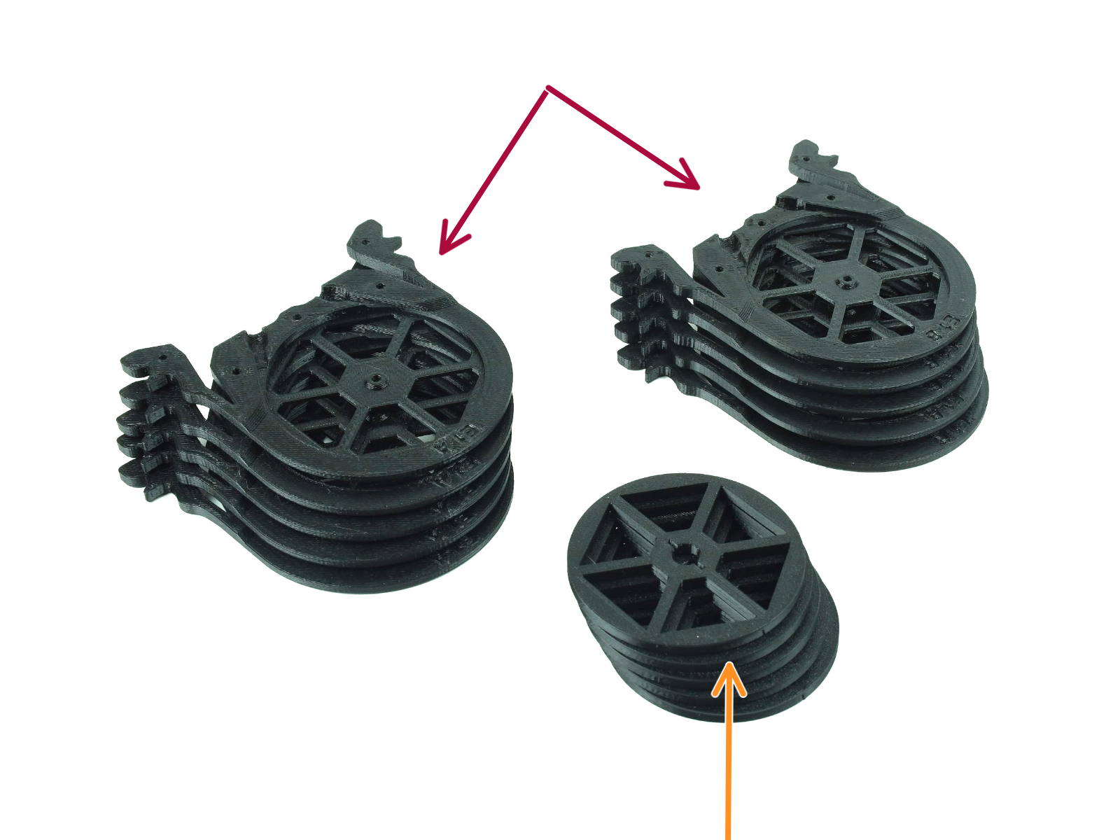 Puffersegment Teile Vorbereitung