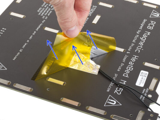 Removing the heatbed thermistor