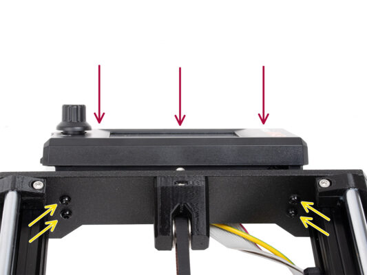 Mounting the assembly (xLCD A)