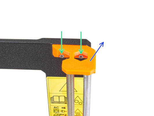 Rimuovere le parti Z-axis-tops